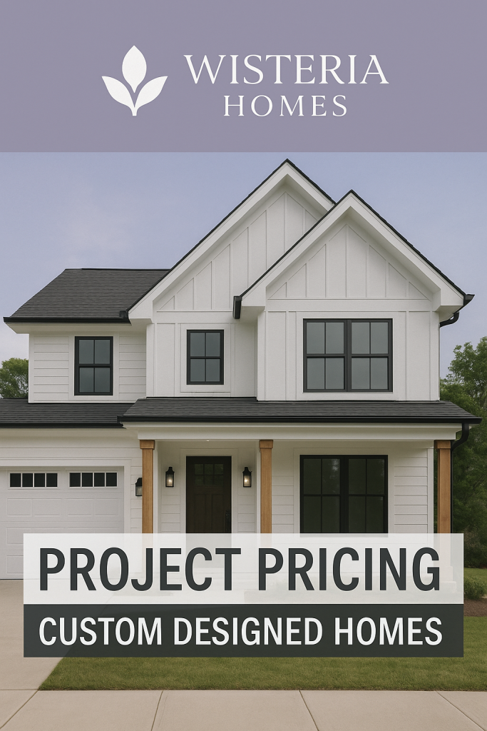 Build a Custom Designed New Home for Project Builder Prices