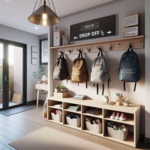 Drop Off Space School Bag Zone