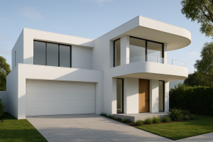 Latest Trend Modern Australian Home Designs Curved Parapets