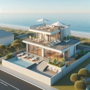 Roof Top Balcony Ocean Water Views Brisbane Gold Coast Sunshine Queensland