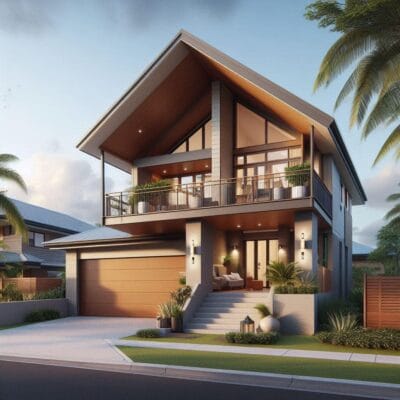 Modern Steep Roof Home Designs - Wisteria Homes
