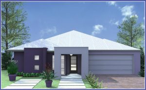 Arizona 285 Elevation Facade New Home Design Brisbane House Builder