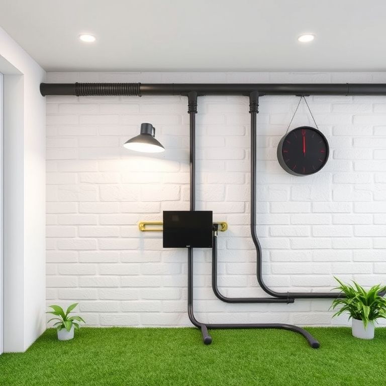 Modern square image showcasing a streamlined utility connection process by affordable new home builders in Dunwich, featuring clean lines and professional style, symbolizing simplicity for growing families.