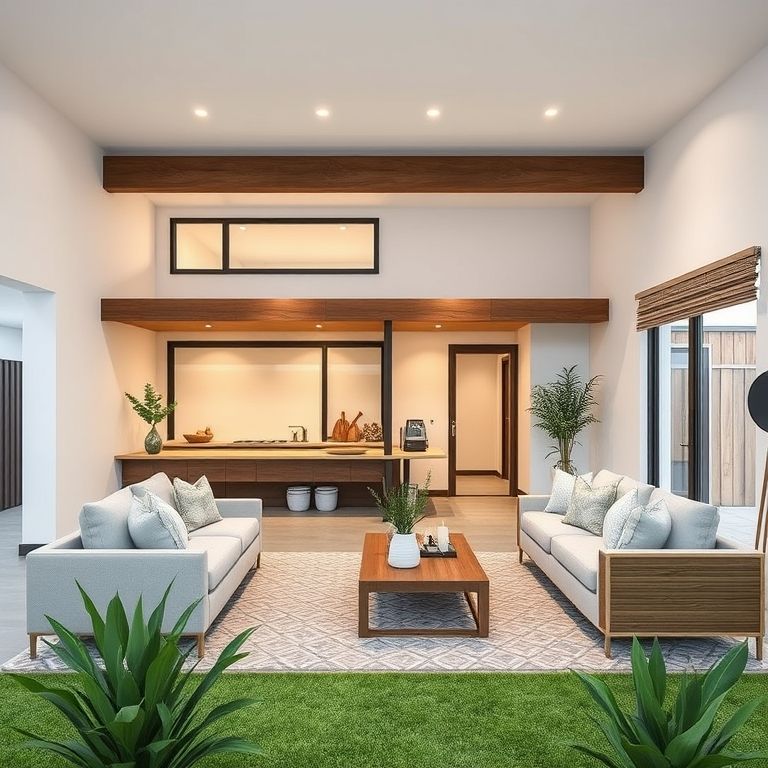 A modern, pet-friendly home in Nundah, showcasing Wisteria Homes' blend of regional architectural styles and budget-protected construction. The clean, professional design is suitable for family living, presented in a square aspect ratio.