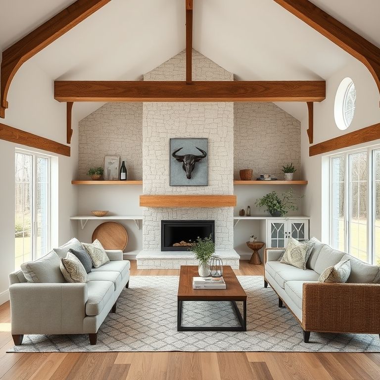 Ashwell Acreage Home: Natural Materials Meet Modern Country Charm