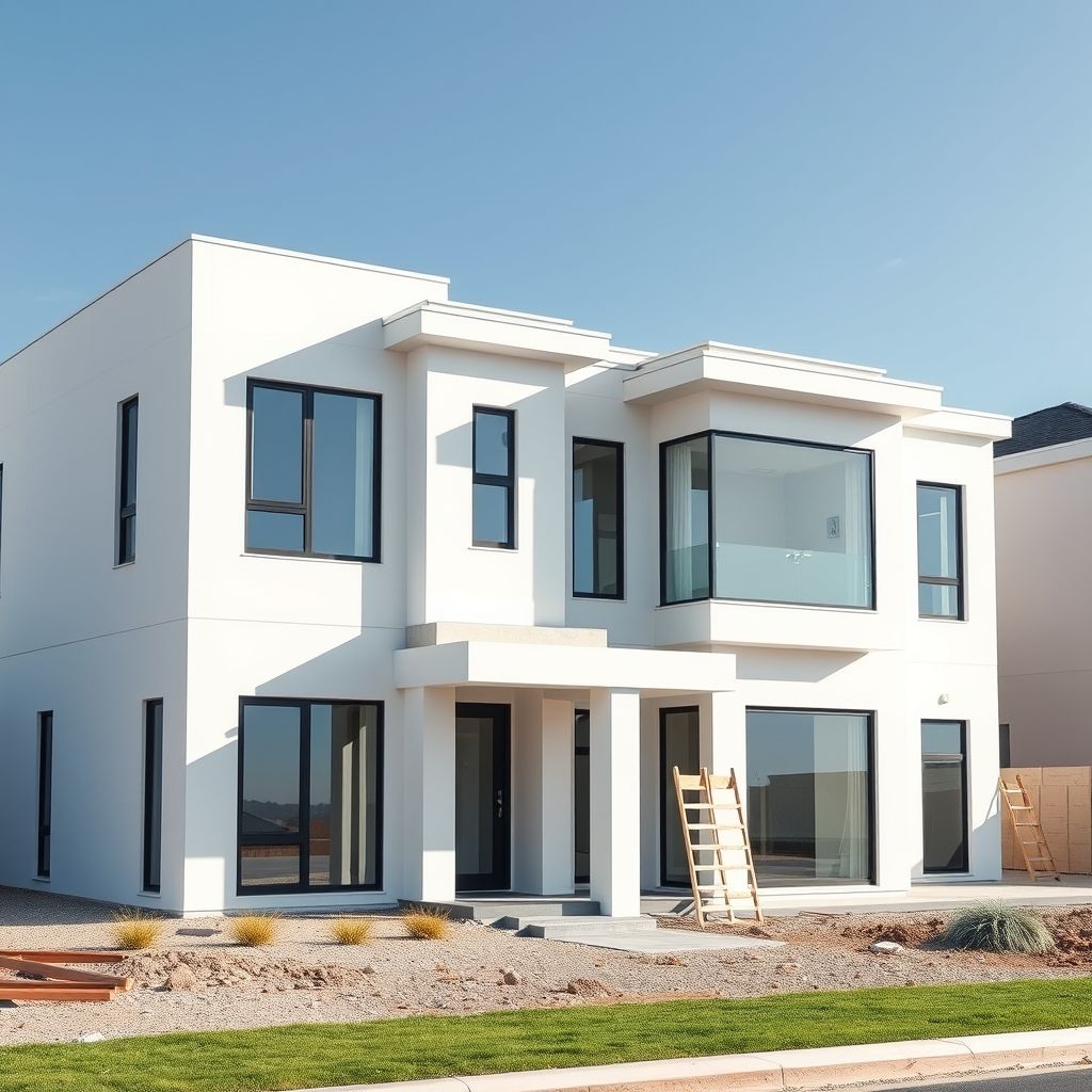 Custom home builders ensure quality and beauty through meticulous craftsmanship and modern design, creating pristine, empty spaces.