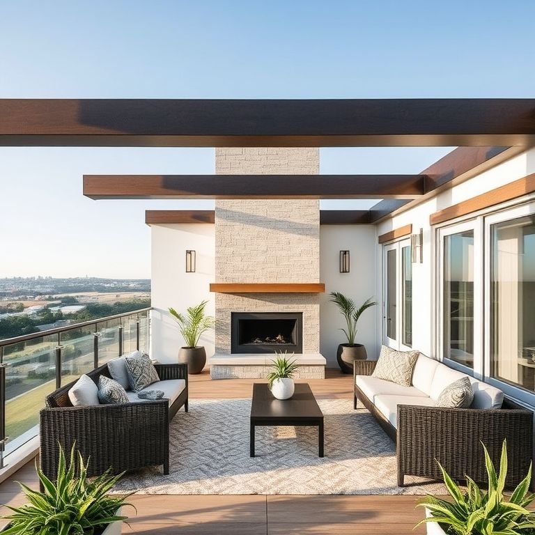 Modern, clean-lined custom home exteriors in Petrie Terrace, highlighting the importance of home warranties for discerning clients in local custom construction.
