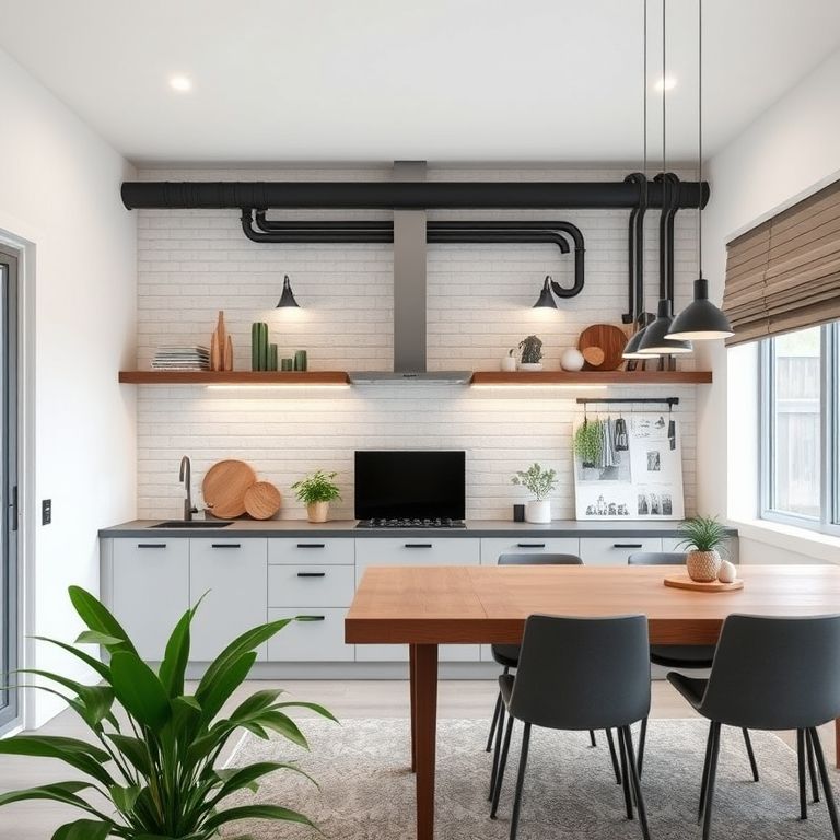 Modern, square-aspect-ratio image showcases a meticulously planned custom home electrical and plumbing system setup for Australian acreage buyers, featuring high-quality, professional, clean, and sleek designs for Wisteria homes.