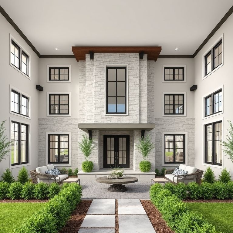 Modern, clean-lined Wisteria Dream Home in Yamanto, showcasing a seasoned custom home builder's expertise in high-quality, photorealistic imagery, highlighting the value of experience in home construction.