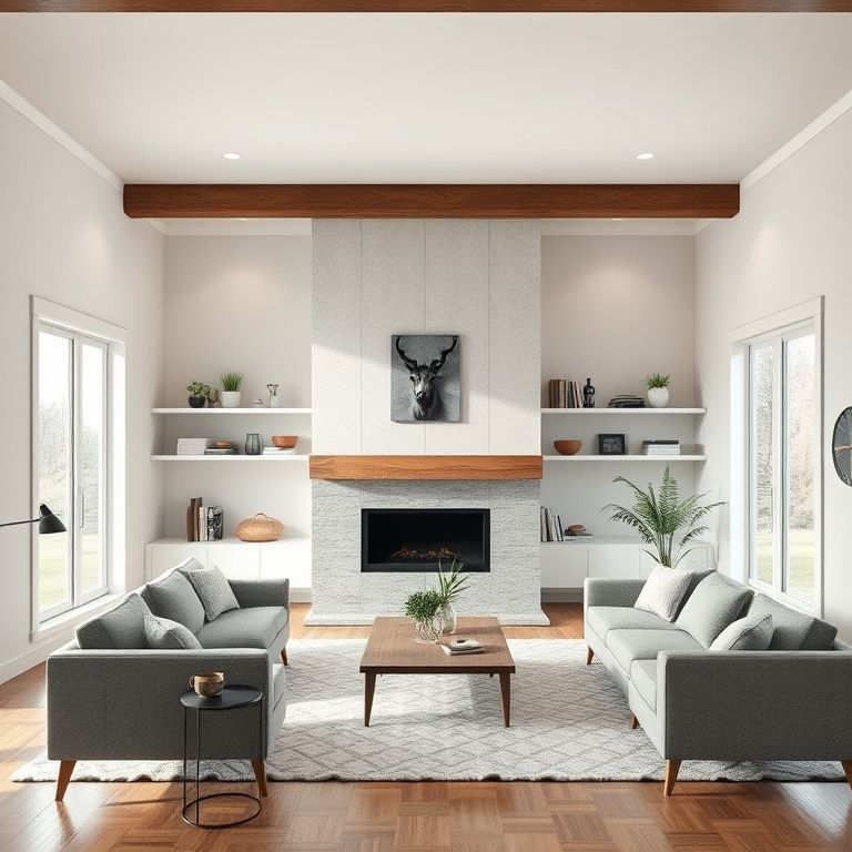 Stylish, modern square image showcases a well-built, spacious Wavell Heights home under a fixed-price contract, symbolizing financial predictability and successful home building for traditional home lovers.