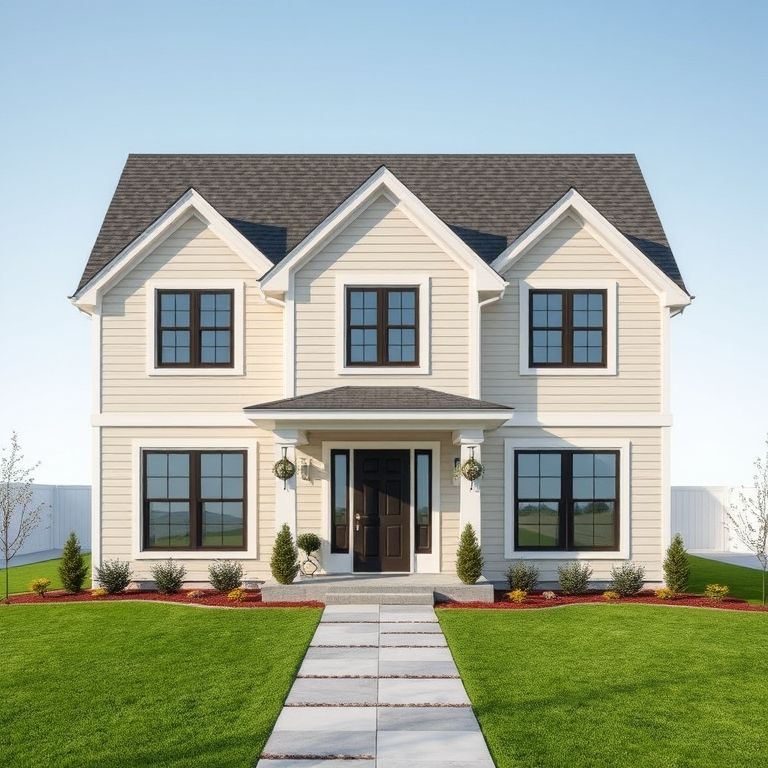 Modern single-story custom home showcases benefits of spacious, stylish, and convenient living.