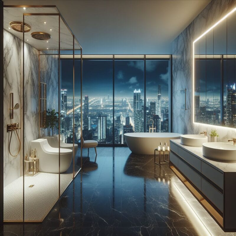 Double Bowl Vanity