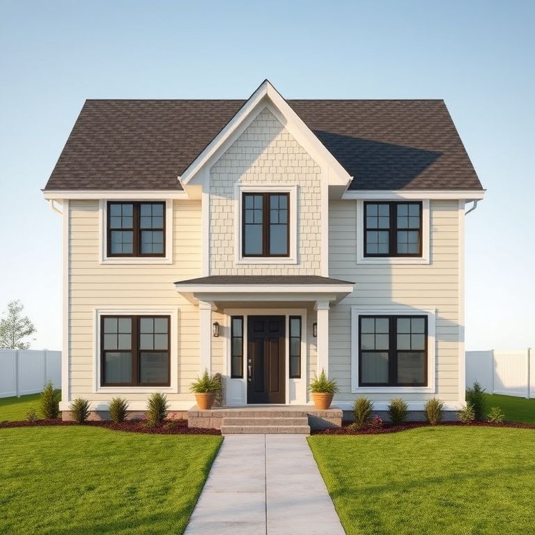 Professional, modern custom home builders managing multiple projects in a clean, high-quality 16:9 photorealistic scene, showcasing affordable custom homes with sleek, contemporary designs.
