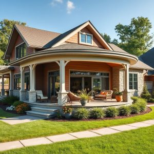 Country-Style Homes with Wraparound Porches