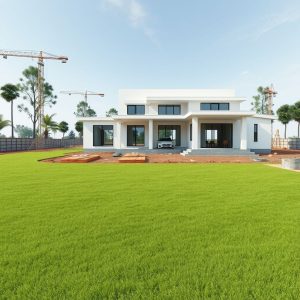 Custom home builders ensure quality control, delivering modern, pristine homes on acreage properties.