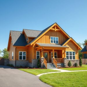 Custom home builders offer long-term benefits, as seen in this modern, professional country-style home.