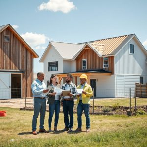 Modern farm home, professional builder, strong relationship. Affordable housing.