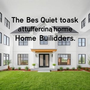 Modern 16:9 image showcases a sleek, professional new home builder's project with clear pricing and acreage details, set against a clean, minimalist background. Perfect for showcasing affordable, fixed-price, acreage home builders.