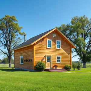 Modern rural homes with a professional and clean aesthetic, showcasing building code compliance and safety.