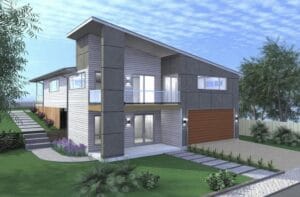 Artist Impression Portland 250 New Home Design Split Level