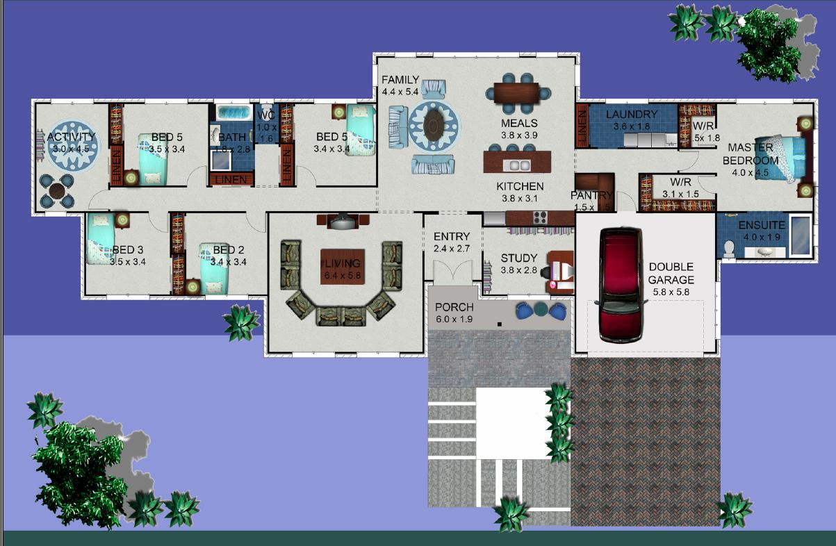318 Riverside Acreage Country Living New Home Design - Wisteria Homes