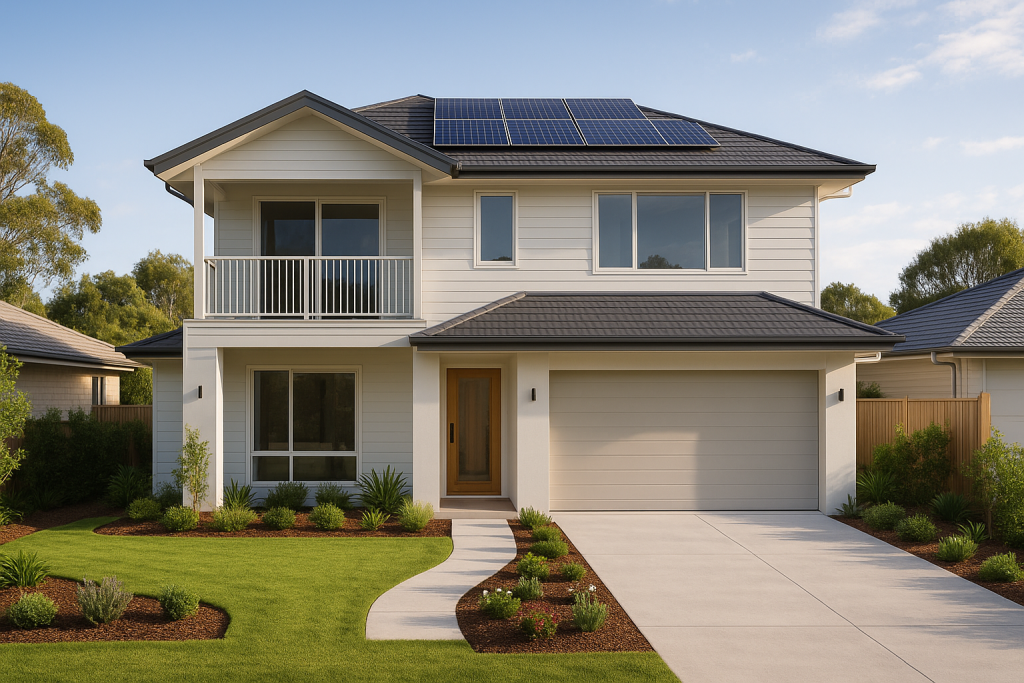 Custom Design New Home Builder sustainable house in Woodbury with eco-friendly features.